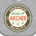 thumbnail image 4 of Inktastic Archer Premium Vintage Boys or Girls Baby Bib, 4 of 4