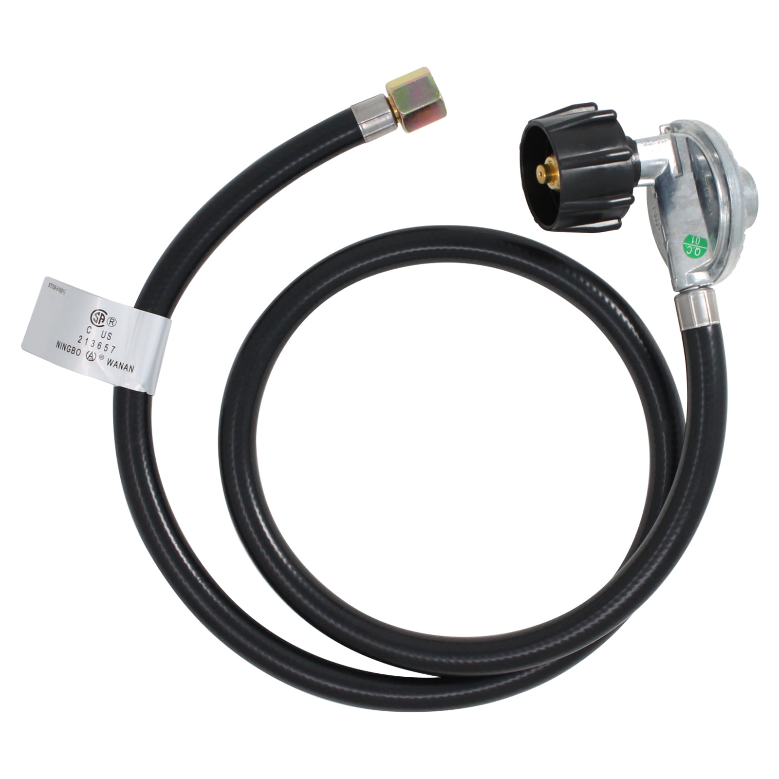 BBQ Gas Grill Propane Regulator Hose Replacement Parts for Brinkmann 810-4775-0 - Compatible Barbeque 41 Inch Regulator and Hose
