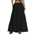 thumbnail image 4 of Jupe Longue Maxi Décontractée pour Femmes, Été 2025, Tendance Boho, Jupe à Volants, Mode Urbaine, 4 of 6