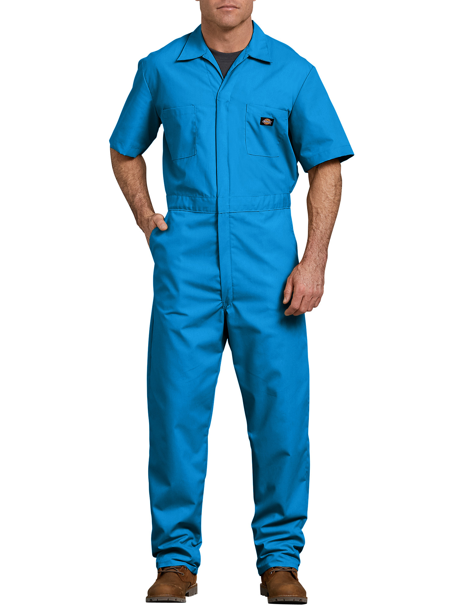 Dickies Dickies Mens and Big Mens Short Sleeve Deluxe Poplin