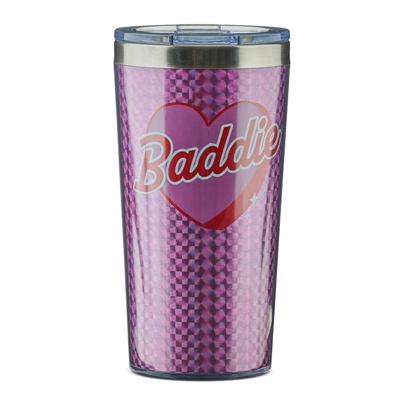 Baddie Coffee Tumbler, Pink, 16 fl oz, Valentine's Day by Way To Celebrate