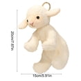 thumbnail image 3 of Gqtwoy Cute Sheep Pendant Lovely Plush Toy, Soft Stress Relief Doll, Ideal Gift for Friends and Family, Exquisite Craftsmanship, Decorative Pendant for Home and Office, 3 of 6