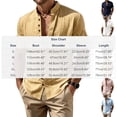 DeHolifer Button Down Shirts for Men Loose Casual Stand Up Collar Solid ...