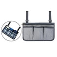 thumbnail image 1 of Bolsas grandes para con ruedas para silla de ruedas, bolsa lateral para patinete eléctrico, bolsa para reposabrazos gris Colcomx nuevo walker basket walker, 1 of 8