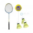 thumbnail image 4 of DYNWAVECA Badminton Solo Trainer Self Practice Kids Adults Parent Child Toy Badminton Training Self Training for Workout Indoor Playing Yellow 1pcs Racket, 4 of 10