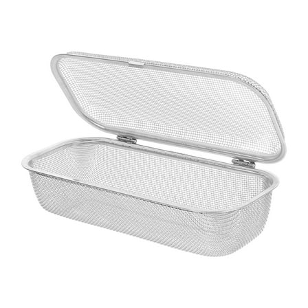 DEEPCRAFF Dishwasher Storage Basket 304 Stainless Steel 1Pack 10.41X4.52X2.95In