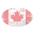 thumbnail image 1 of CafePress - Vintage Canadian Flag - Sticker (Oval), 1 of 1
