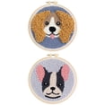 thumbnail image 1 of 2x de agujas de punzonado herramienta de enhebrado de de perro para principiantes de decoración para hogar DIY, 1 of 6