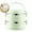 Green, variant on VQPeo Portable Stainless Steel Lunch Box, Circular Insulated Bento Jar, Fresh-Keeping Food Container for Office Workers' Meals