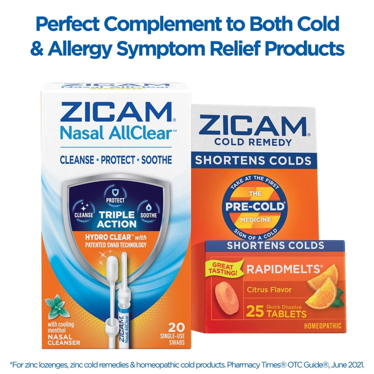 Zicam Nasal AllClear, Triple Action Nasal Cleanser with Cooling