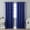Royal Blue, variant on Quality Home Thermal Insulated Blackout Curtains - Stainless Steel Nickel Grommet Top - Royal Blue - 52"W x 84"L - (Set of 2 Panels)