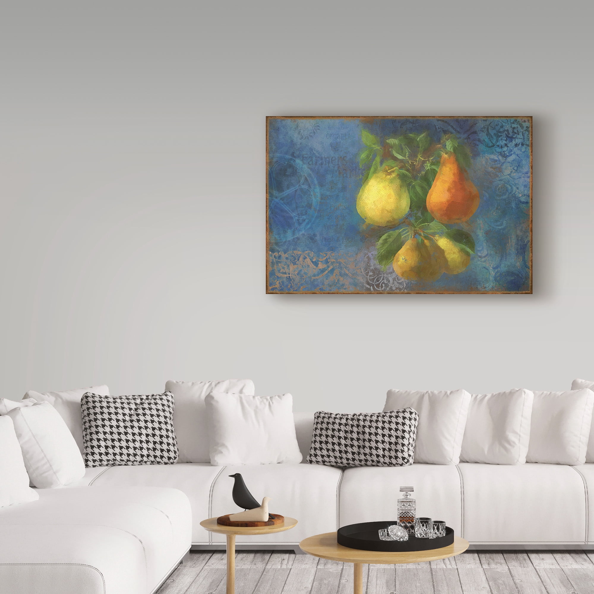 Trademark Fine Art 'Pears Fruit Series' Canvas Art by Cora Niele