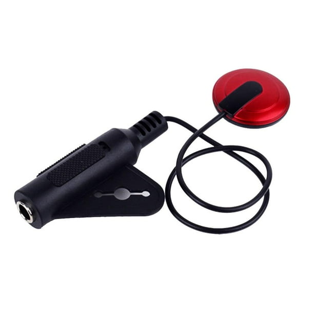 Transductor de Ukelele de Guitarra Acústica con Piezoeléctrica de 1/4 Pulgadas para Piezas de Instrumentos de Cuerda Yuyangstore Instrumentos de piezas