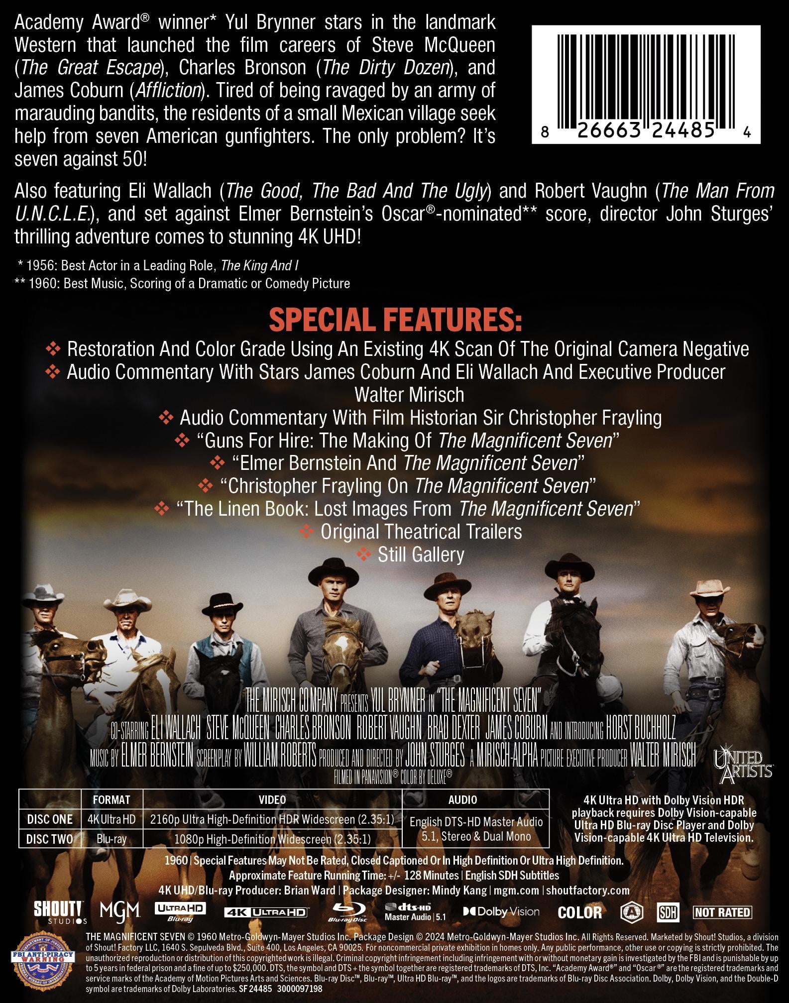 The Magnificent Seven (1960) - 4K Ultra HD Review