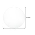 SWETRACE Round Clear Glass Dome Clock Face Replacement for Wall Clock ...