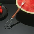 thumbnail image 4 of 2 In 1 Stainless Steel Fruit Cutter 2024 New Watermelon Slicer Cutter Summer Watermelon Fruit Cutting Fork Portable Watermelon Cutter Slicer Tool For Summer Family Parties, 4 of 5