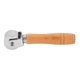 thumbnail image 3 of Outil de roulage artisanal en cuir avec manche en bois et acier au carbone (2,6 cm), 3 of 4