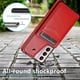 thumbnail image 5 of Funda de piel sintética estilo empresarial para Samsung S21 con tarjetero, función billetera, función atril y protección contra caídas., 5 of 5