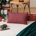 thumbnail image 2 of Fundas de almohada decorativas AQOTHES 30 x 50 cm, diseño navideño, 2 of 5