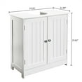 thumbnail image 3 of IVV Modern Bathroom Vanity Base W/O Top, Wooden Storage Cabinet, White, 3 of 6