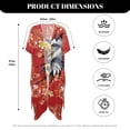 thumbnail image 6 of HELLHERO Polyester Bathing Suit Cover Up for Party Showcase Feminine Charm Comfort Eagle Floral, 6 of 6