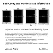 Michael Amini Marquee Modern Eastern King Panel Bed in Cloud White
