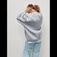 thumbnail image 5 of Sudaderas de Mujer con Cuello Redondo, Forro , Suéteres Oversize, Otoño 2025, Blusas Bonitas, Ropa Preppy Estilo B XL, 5 of 8