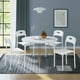 thumbnail image 1 of Juego de 4 sillas de Comedor, apilables, Modernas, sillas de Cocina de plástico, con Patas de Metal, fácil Montaje, Impermeables y Resistentes a Las Manchas para Cocina, Sala de Estar, Restaurante, 1 of 7