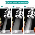 thumbnail image 2 of Robinet Rotatif à 360 Degrés Aérateur 3 Modes Douche Réglable, 2 of 5