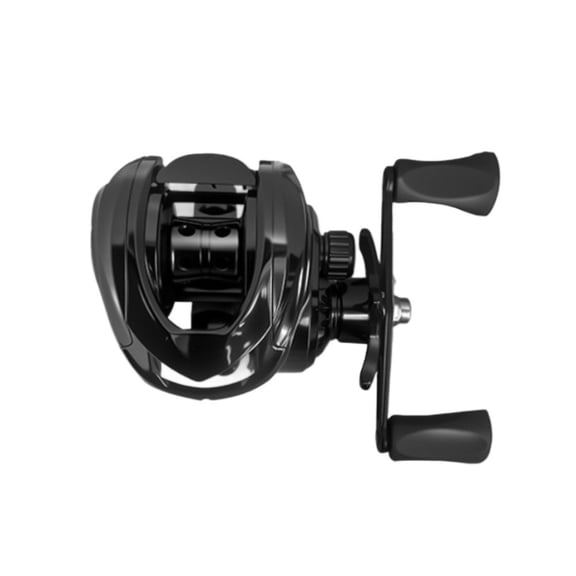 Baitcasting Fishing Reel, Metal Frame Spincast Reel, 10kg Brake
