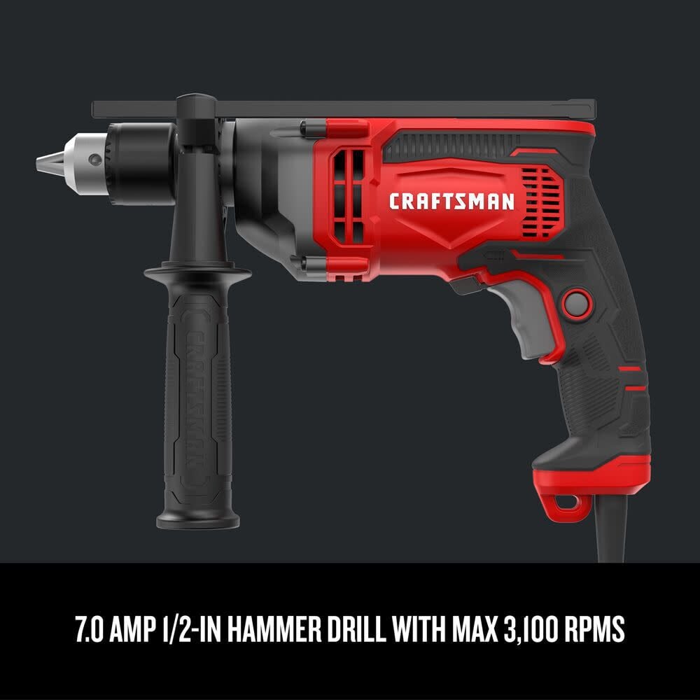 CRAFTSMAN Drill / Driver, 7 Amp, 1/2 inch, Corded (CMED741)