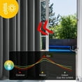 thumbnail image 3 of Deconovo Thermal Insulated Noise Reducing Solid Blackout Curtains for Living Room (Dark Gray, 42"x84", 2 Panels), 3 of 14