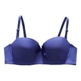 thumbnail image 4 of Sakmal Blue Bralettes for Women with Support No Underwire Smoothing Compression Bras for Women 40, 4 of 5