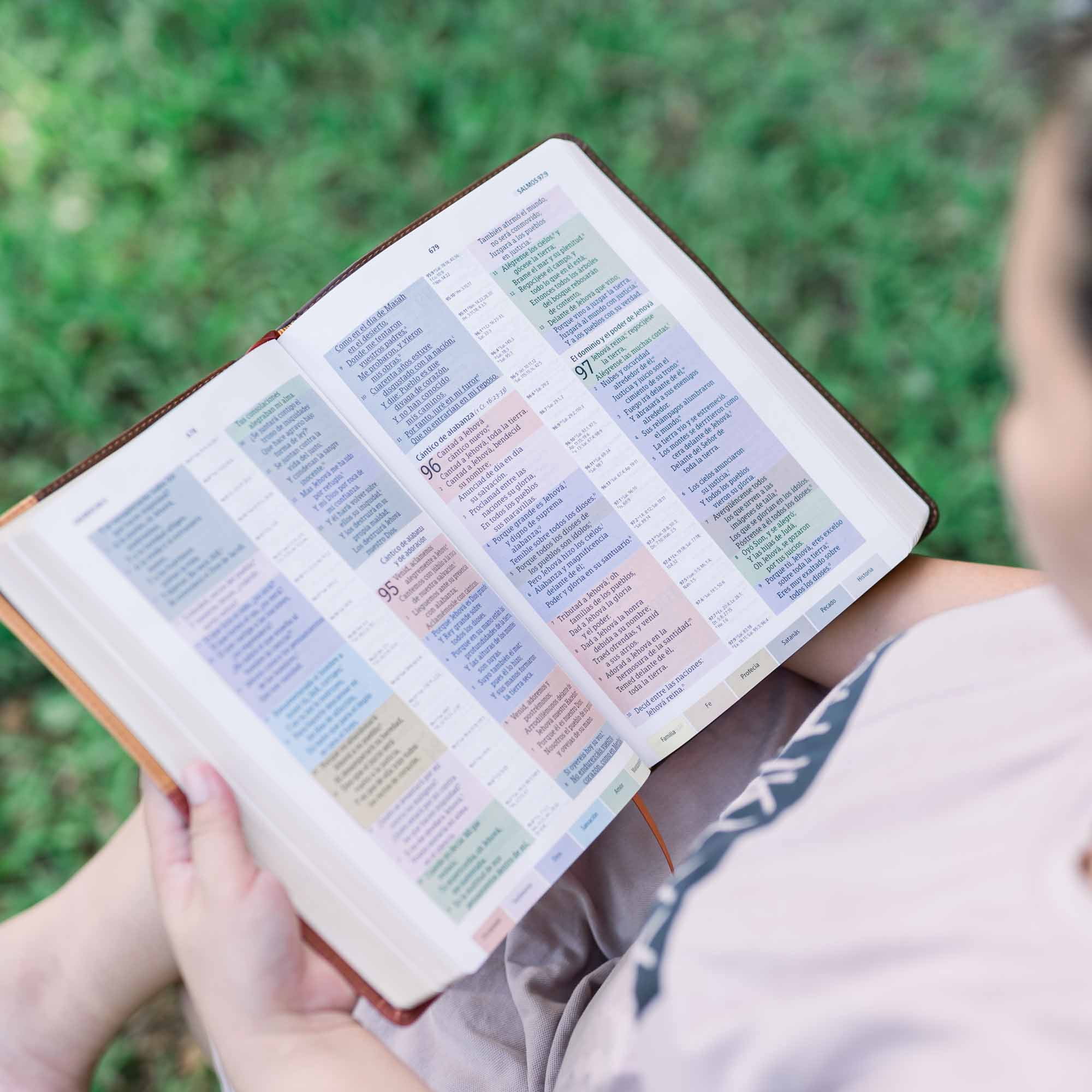 Biblia en Español costumbre | Biblia Reina Valera 1960 en espanol | Custom Engraved Spanish Rainbow Bible Christian Gifts Spanish Bible