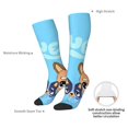 thumbnail image 4 of Masiiu Bluey Print Adult Crew socks, Comfortable Novelty Colorful Patterned, Breathable, Stylish Colorblock for Men Women, 4 of 6