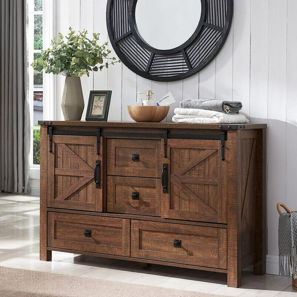 OKD 4 Drawer Dresser, Modern Storage Cabinet for Bedroom, Chest of ...