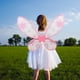 thumbnail image 2 of Ala de hada para niñas, ala de hada y mariposa con corona de princesa, varita mágica, disfraz para disfraces de hadas, recuerdo de fiesta de princesa, 2 of 7