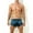 Navy, variant on NTACZA Black Men's Underwear Ice Silk Slit Side Low Waist Boxer Shorts Athletic Plus Size Elastic Mens Boxers Briefs L