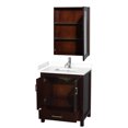 thumbnail image 4 of Wyndham Collection WCS141430SLGWCUNSMED Sheffield 30" Free Standing Single Basin Vanity, 4 of 7
