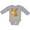 AC-Heather Grey, variant on Inktastic I'm O-fish-ally One- Cute Puffer Fish First Birthday Boys or Girls Long Sleeve Baby Bodysuit
