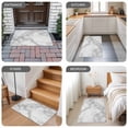 thumbnail image 6 of Gray Marble Door Mat Indoor Outdoor, Modern Simple Gradient Abstract Patterned Non Slip Welcome Mat with Rubber Backing, Absorbent Fabric Front Door Mats Entryway Rug for Home Patio Entrance 24"x36", 6 of 9