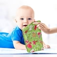 thumbnail image 4 of Coolnut Merry Christmas Baby Muslin Washcloths Face Towel, Green Burp Cloths Cotton Wipes 5 PCS Infant Wash Cloth for Newborn Boys Girls 12x12 inches, 4 of 6