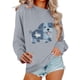 thumbnail image 4 of TaTaai Hoodies Shirts for Women Early Fall Long Sleeve Tops Vintage Graphic Outfits Tops Fashion Pullover Tees Gift, 4 of 5
