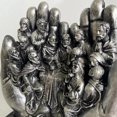 thumbnail image 5 of The Last Supper on Palm Statue,Premium Resin Last Supper Figurine Statue Desktop Ornament Religious Character Statue Spiritual Sculpture Statue 9.5 x 7.5 x 3.7 Inch, 5 of 5