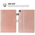 thumbnail image 5 of iPad 9.7 2018/2017 Case with Pencil Holder, iPad Air 1 2 Case, Allytech Glitter Leather Folio Stand Shock-Absorbing Auto Sleep Wake Case for Apple iPad 9.7 6th/5th Generation, iPad Air 1 2, Rosegold, 5 of 7