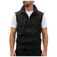 thumbnail image 4 of ZIXKCGDSE Men's Lightweight Vest Casual Outerwear Sleeveless Jacket with Zipper Pockets Size XS, 4 of 4