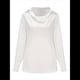 thumbnail image 1 of Blusa Elegante de Satén de Seda para Mujer, con Cuello Vuelto, Fruncido en la Parte Delantera, Drapeada, Larga, para Oficina y Trabajo. M, 1 of 6