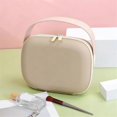 thumbnail image 5 of Large-Capacity Waterproof Makeup Case - Cosmetic Bag with Handle, Square Wash Storage Pouch for Bath, 5 of 5