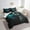 Black Cyan, variant on YST Kids Horse 7-Piece Comforter Set, Rainbow Feather Bedding, Twin