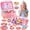 42PCS, variant on HopeRock 42PCS Tea Party Set for Little Girls, Pretend Play Princess Toys for Toddlers Girls Ages 3 4 5 6 Years, Birthday Gifts for Kids Girls 3-6 Years Old.